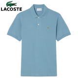 Lacoste Petit Pique Grey Blue Polo Shirt Blue