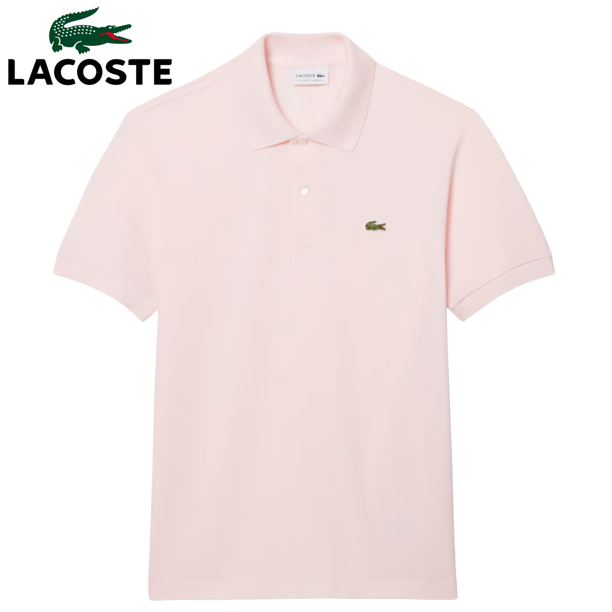 Lacoste Petit Pique Light Pink Polo Pink