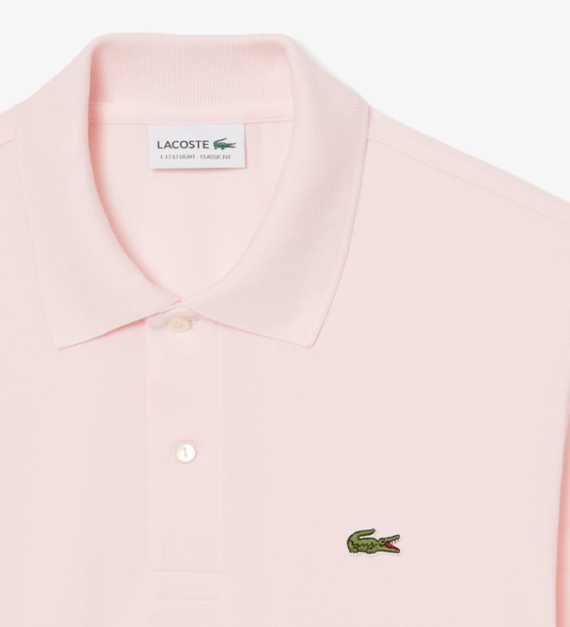Lacoste Petit Pique Light Pink Polo Pink