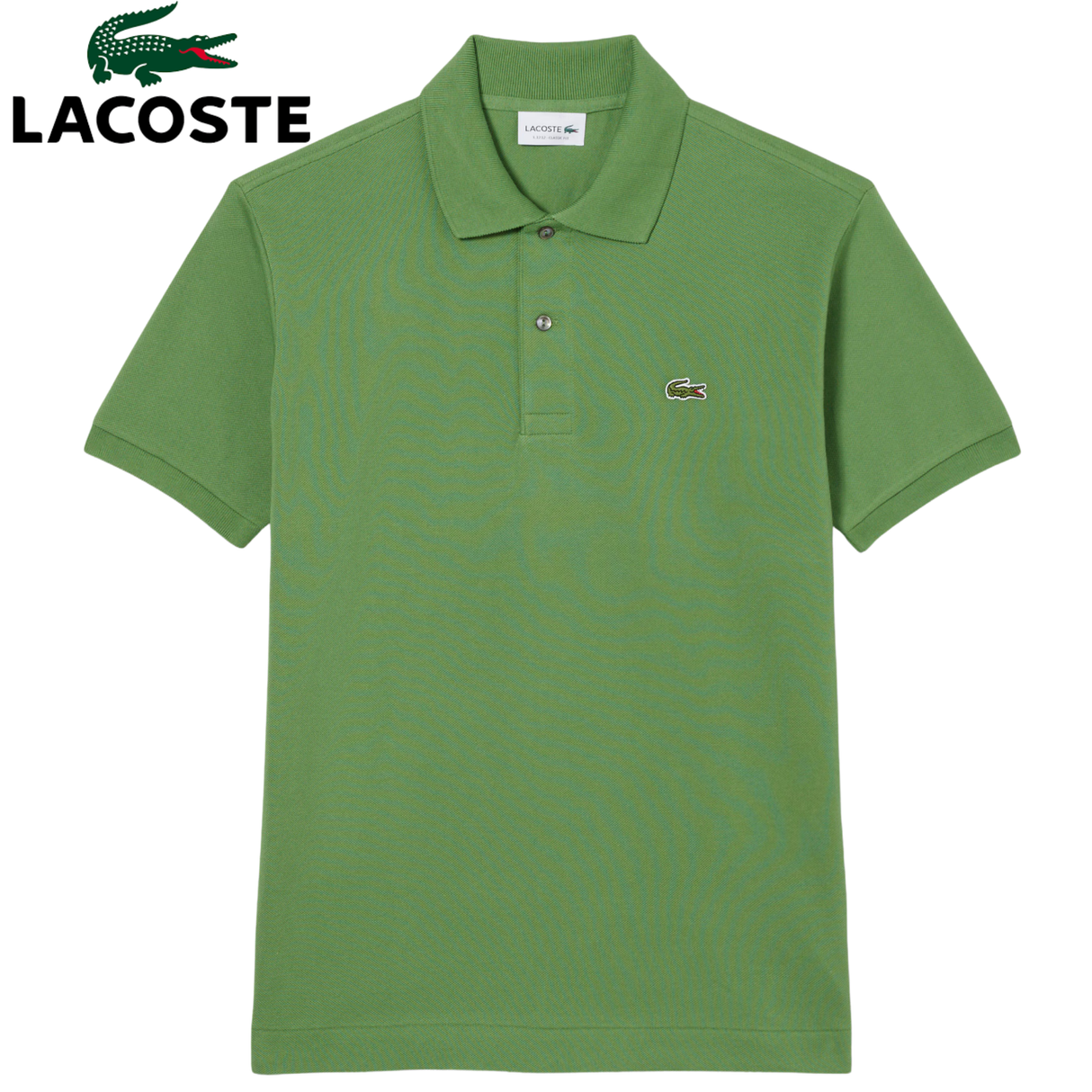 Lacoste Petit Pique Lime Green Polo Green