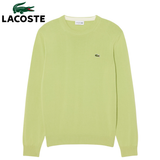 Lacoste Monochrome Crew Neck Lime Knit Green