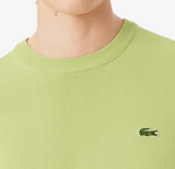 Lacoste Monochrome Crew Neck Lime Knit Green