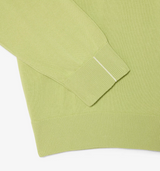 Lacoste Monochrome Crew Neck Lime Knit Green