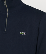Lacoste High Neck Quarter Zip Navy Sweat Navy