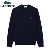Lacoste Monochrome Crew Neck Knit Navy