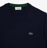 Lacoste Monochrome Crew Neck Knit Navy