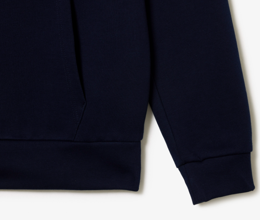 Lacoste Brushed Fleece Classic Hoodie Navy