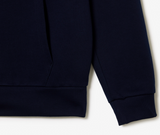 Lacoste Brushed Fleece Classic Hoodie Navy