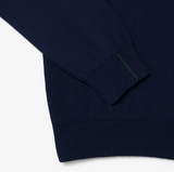 Lacoste Quarter Zip Navy Sweater Navy