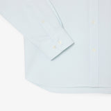 Lacoste Regular Fit Oxford Blue Shirt Blue