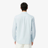 Lacoste Regular Fit Oxford Blue Shirt Blue