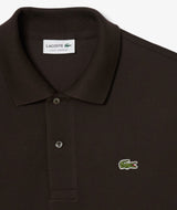 Lacoste Petit Pique Brown Polo Shirt Brown