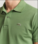 Lacoste Petit Pique Lime Green Polo Green