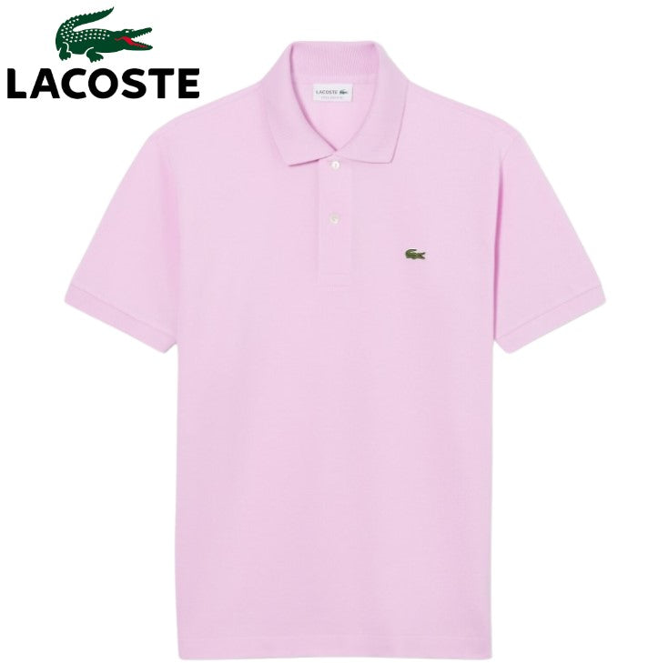 Lacoste Petit Pique Pink Polo Shirt Pink