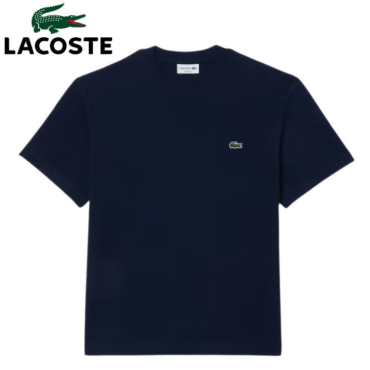 Lacoste Pima Cotton Crew Neck T-Shirt Navy