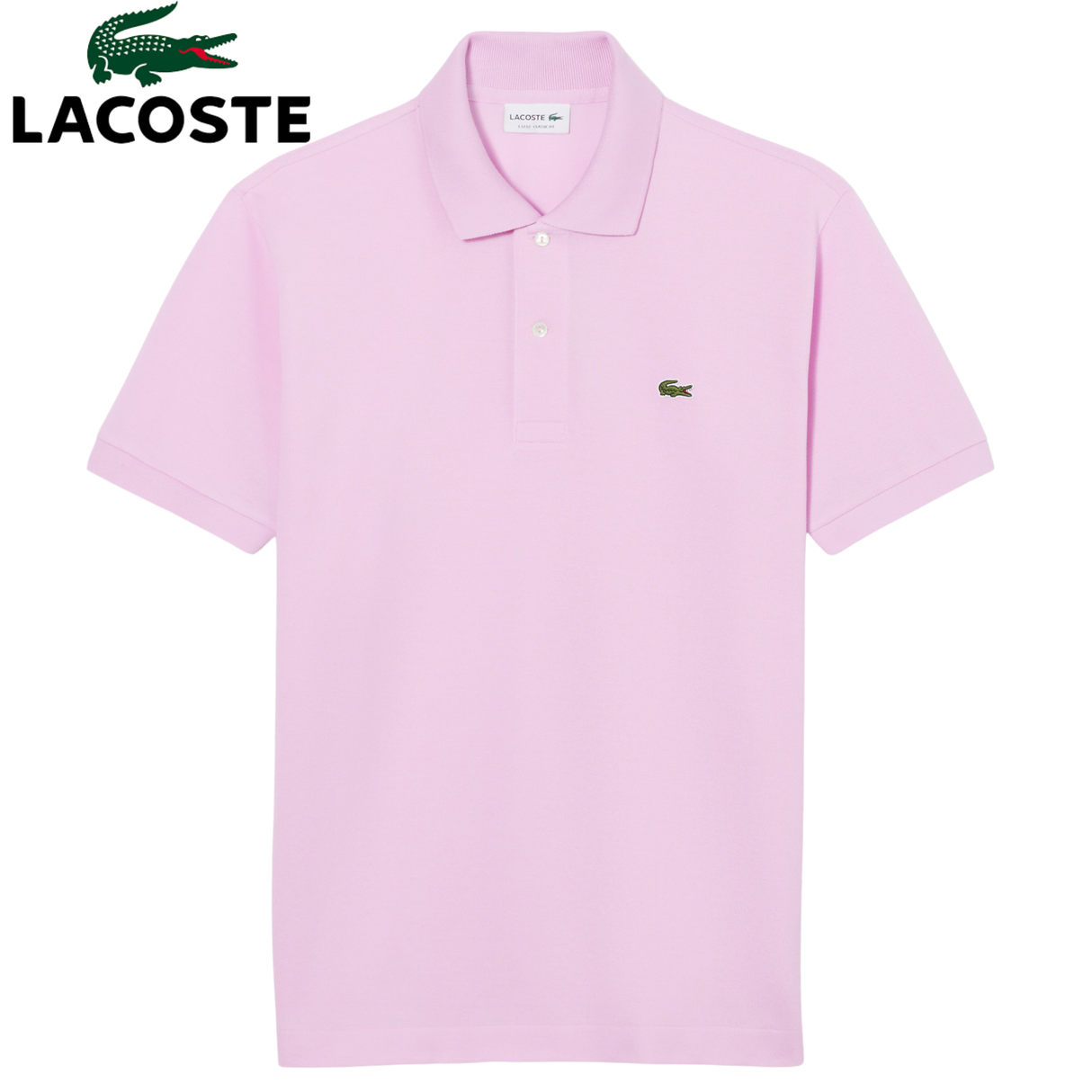 Lacoste Petit Pique Pink Polo Shirt Pink