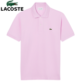 Lacoste Petit Pique Pink Polo Shirt Pink