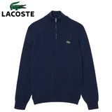 Lacoste Quarter Zip Navy Sweater Navy