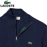 Lacoste Quarter Zip Navy Sweater Navy