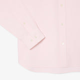 Lacoste Regular Fit Oxford Pink Shirt Pink