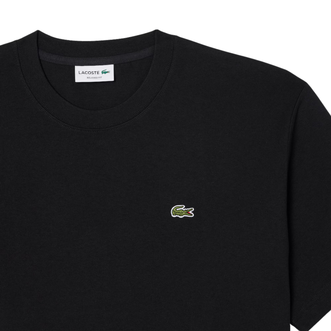 Lacoste Relaxed Fit Black T-Shirt Black