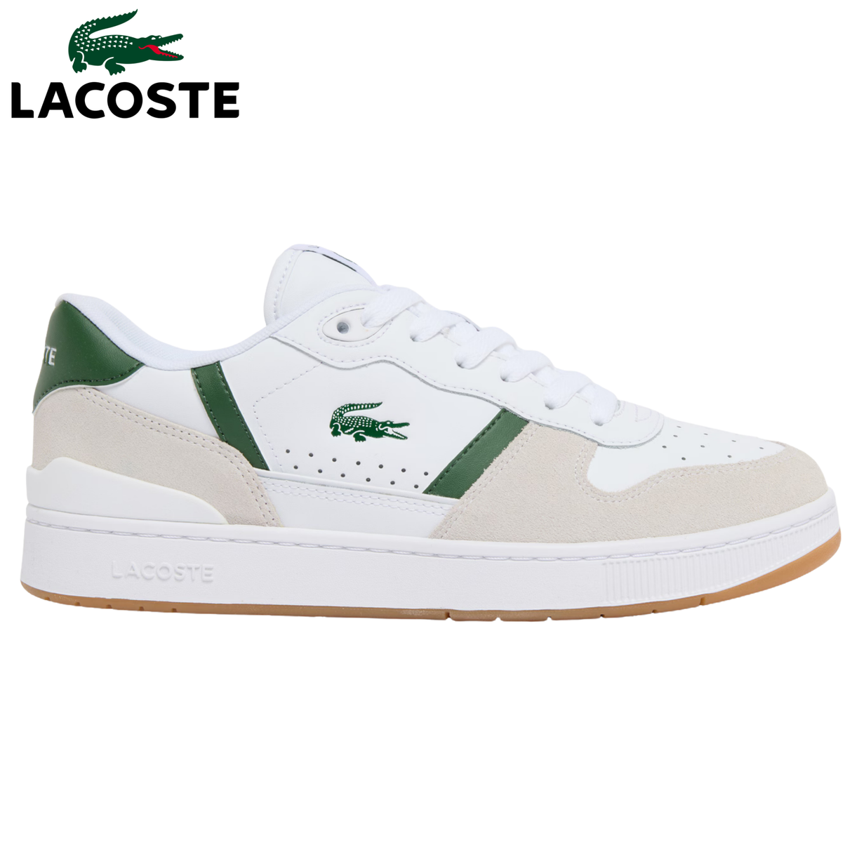 Lacoste T-Clip Set Leather Green Sneaker Green