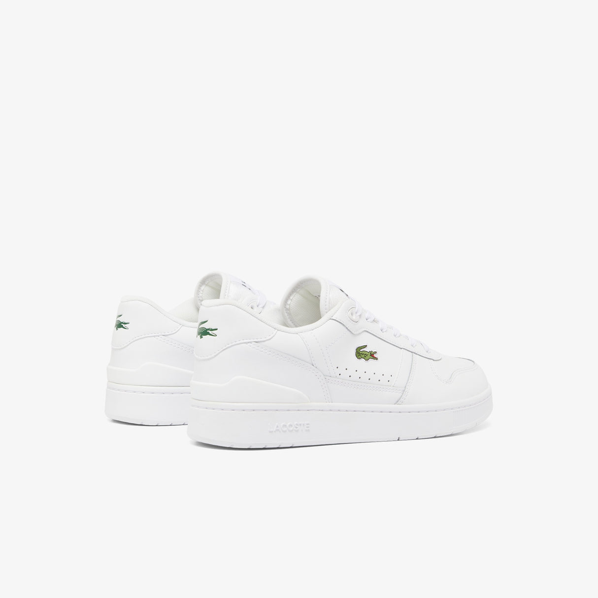 Lacoste T-Clip Leather White Sneakers White