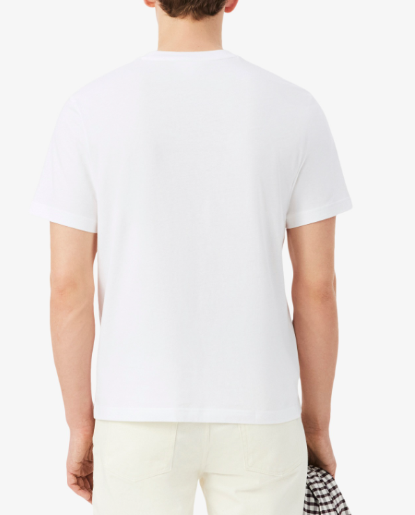 Lacoste Cotton Crew Neck T-Shirt White