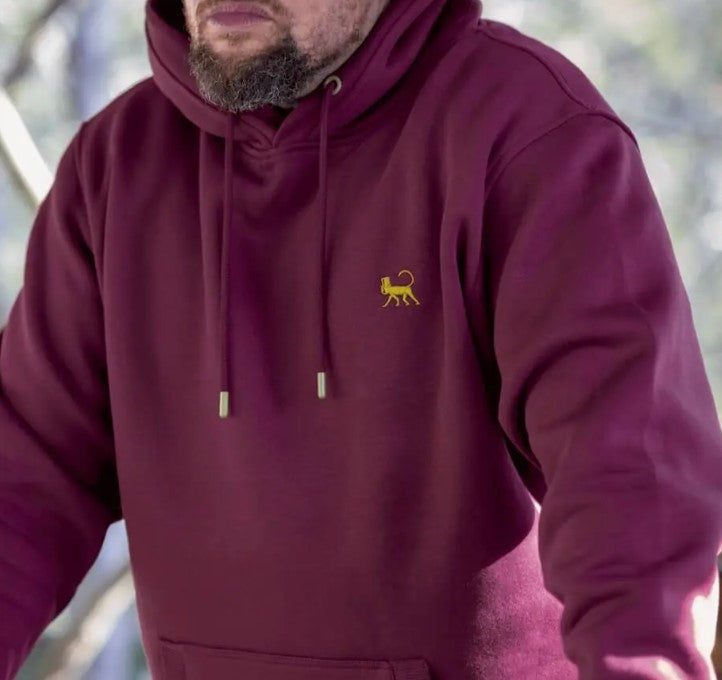 Lebrett Grove Plum Relaxed Hoody Wine