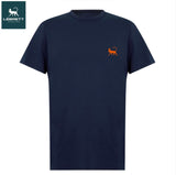 Lebrett Crew Neck Navy Logo T-Shirt Navy