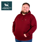 Lebrett Grove Plum Relaxed Hoody Wine