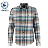 Lerros Flannel Fog Check Shirt Grey