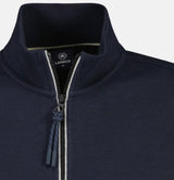Lerros Full Zip Ribbed Navy Sweatshirt Navy