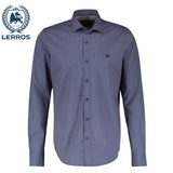 Lerros Geo Print Navy Shirt Navy