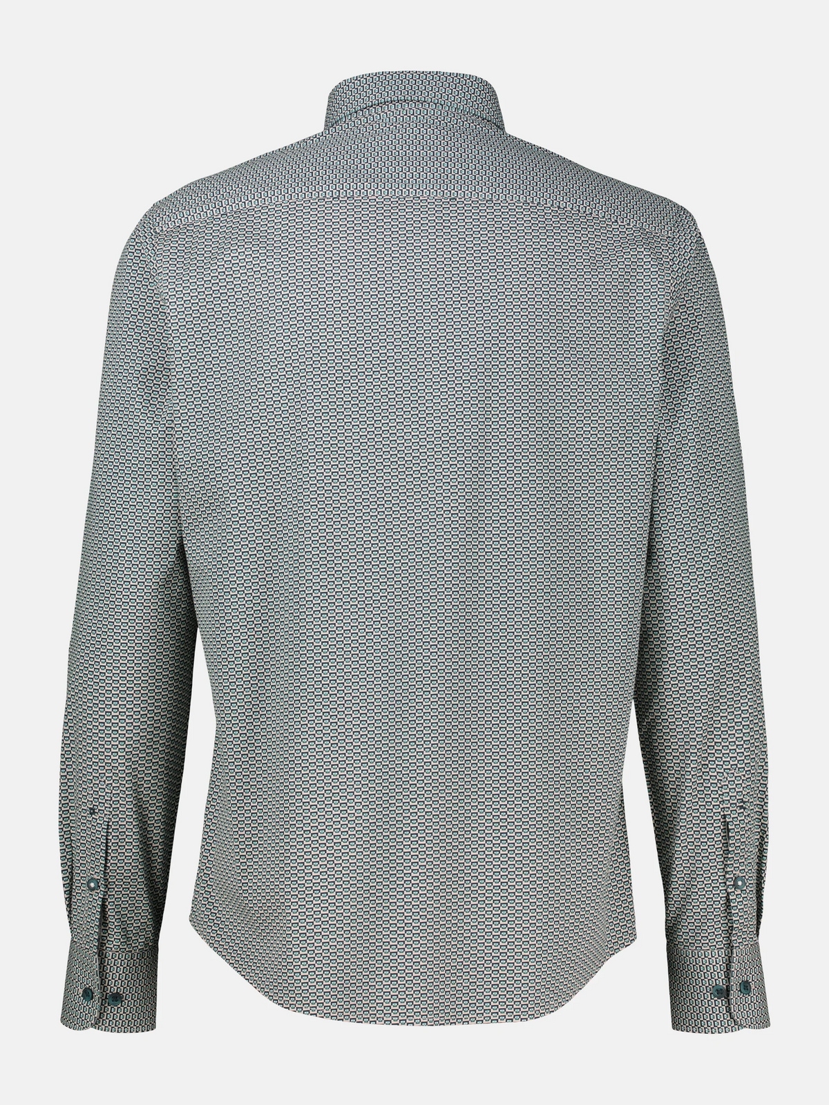 Lerros Pattern Print Gravel Beige Shirt Beige
