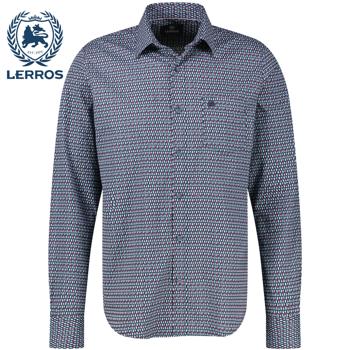 Lerros Amongst Redblu Casual Shirt Navy