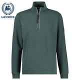 Lerros Quarterzip Basil Green Sweatshirt Green