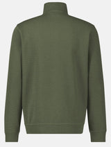 Lerros Quarter Zip Nordic Olive Sweater Green
