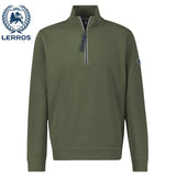 Lerros Quarter Zip Nordic Olive Sweater Green