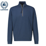 Lerros Quarter Zip Storm Blue Sweatshirt Blue