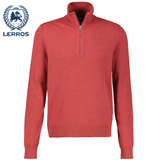 Lerros Quarter Zip Soft Muted Red Knit Red