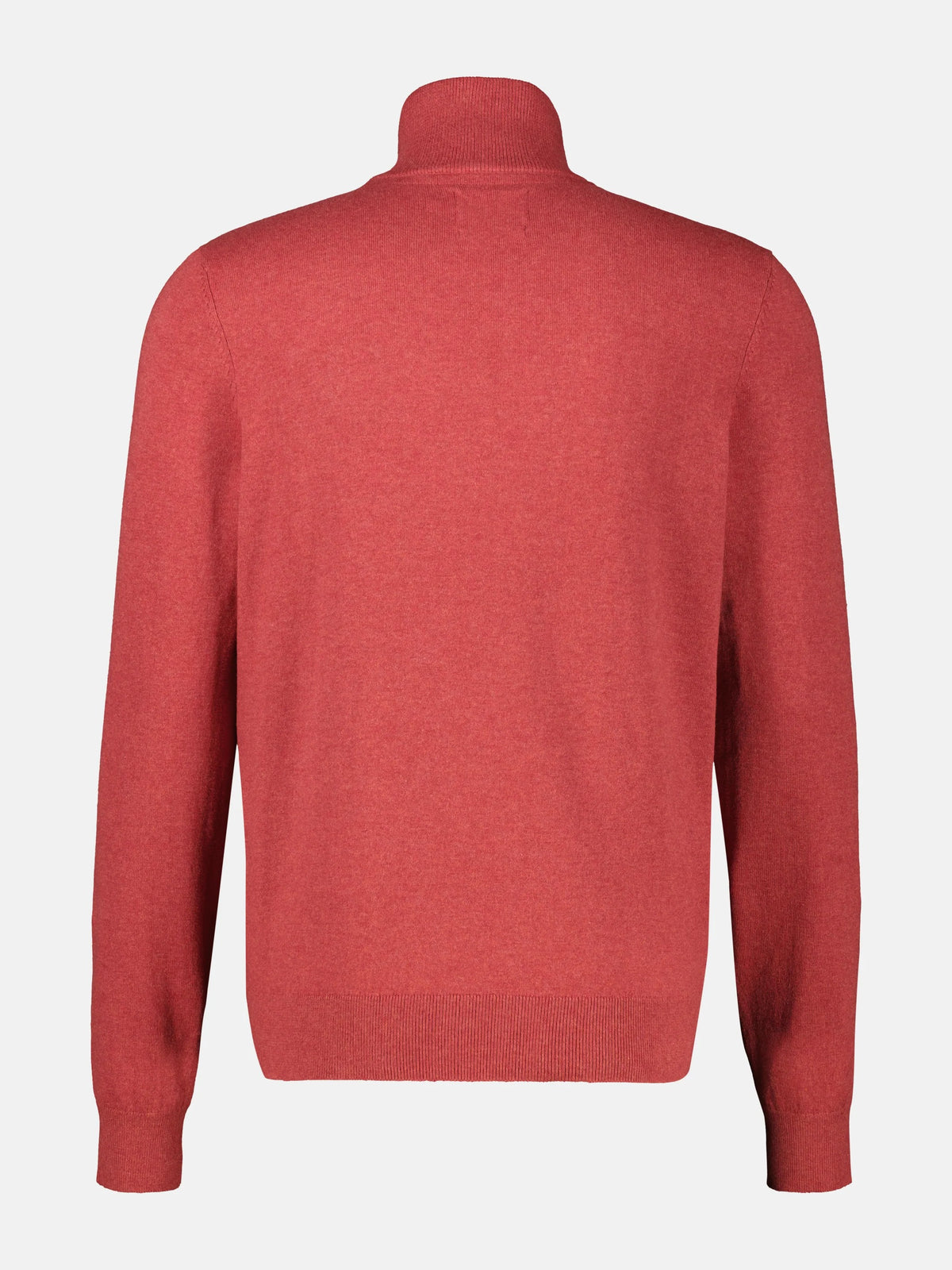 Lerros Quarter Zip Soft Muted Red Knit Red