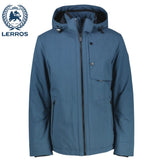 Lerros Structured Storm Hooded Jacket Blue