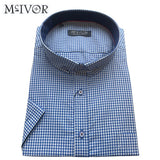 Mc Ivor Liam Blue Check Shirt Blue