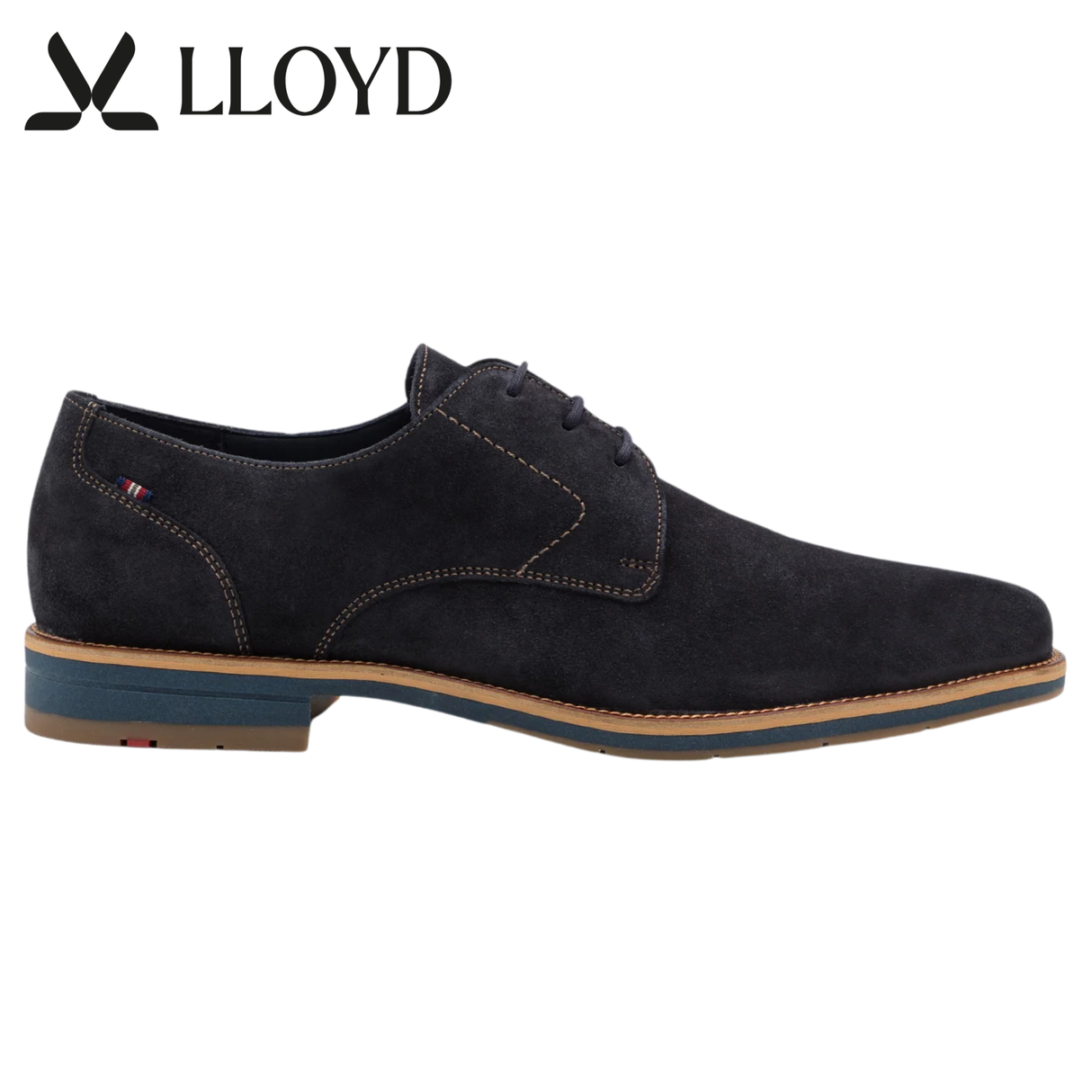 Lloyd Langston Ocean Blue Suede Shoes Blue