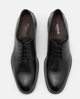 Lloyd Sabre Black Leather Laced Shoe Black