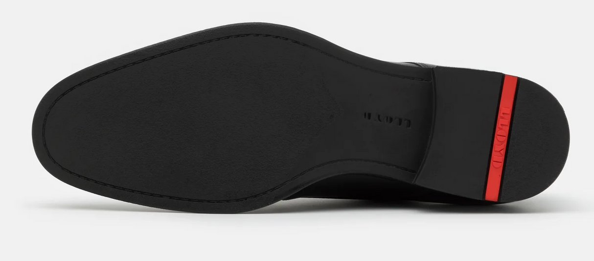 Lloyd Sabre Black Leather Laced Shoe Black