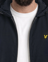 Lyle & Scott Padded Hooded Jacket Navy