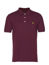 Lyle & Scott Burgundy Polo Shirt Wine