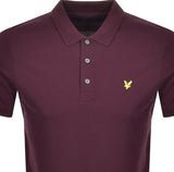 Lyle & Scott Burgundy Polo Shirt Wine